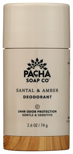 Pacha Soap Santal & Amber Deodorant, 2.6 OZ Beauty and Personal Care Pacha Soap Co