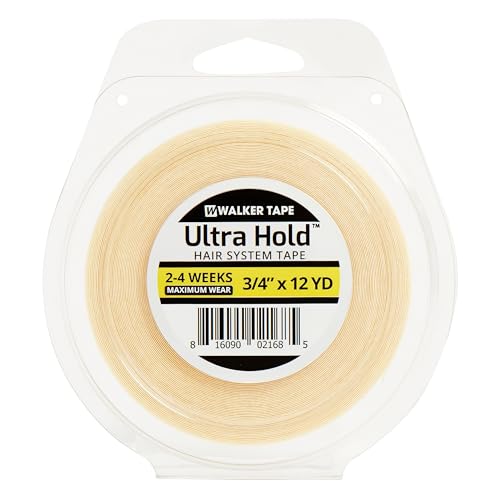 Walker Tape Ultra Hold Hair System Tape Roll 3/4" x 12 Yards, Strong Double Sided Wig Tape for Lace Systems, Hair Extensions Human Hair, Long Lasting