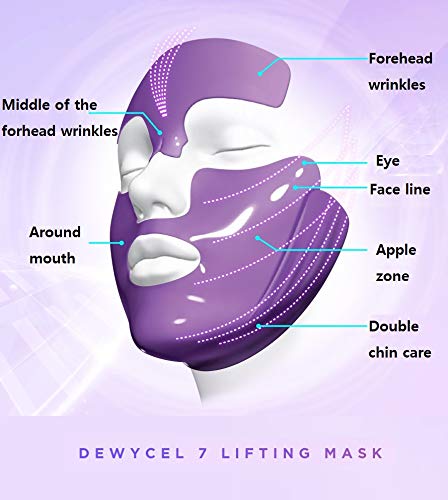 Dewycell 7 Lifting Mask, 7 Purple Cell Energy, Elasticity + Wrinkle Improvement Beauty & Personal Care Dewycell