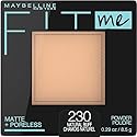 Maybelline Fit Me Matte + Poreless Pressed Face Powder Makeup & Setting Powder, Natural Buff, 1 Count Beauty & Personal Care MAYBELLINE