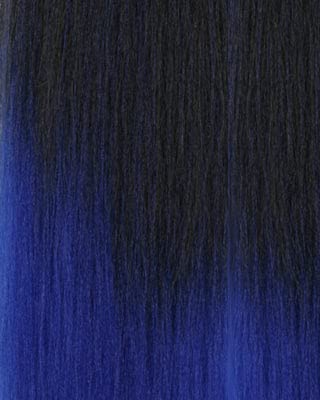 Vivica A. Fox Amore Mio Collection Pre-Stretched Abundant Volume Copper Infused Spetra Synthetic Hair - Stretch Braid 1pcs 20 Inch (TPBLUE/1B)