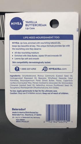 Nivea, Lip Van Buttercream.17 Ounce Beauty & Personal Care NIVEA