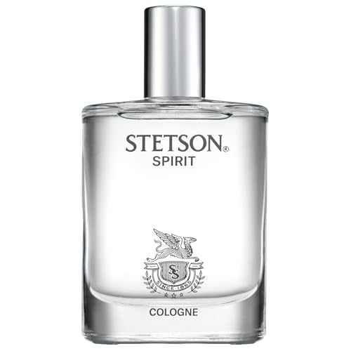 Stetson Spirit - Cologne Spray for Men - Woody, Earthy, and Casual Aroma with Fragrance Notes of Mandarin Leaf, Clary Sage, and Warm Amber- 1.7 Fl Oz Beauty & Personal Care Stetson
