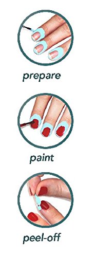 Cutiful Nails Professional Manicure Masking Fluid with Aloe, No More Messy Nail Polish, Liquid Tape Beauty & Personal Care Cutiful