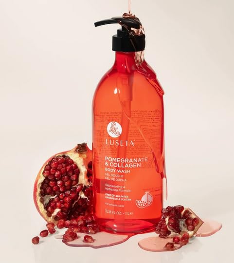 Luseta Pomegranate & Collagen Body Wash Beauty & Personal Care L LUSETA.