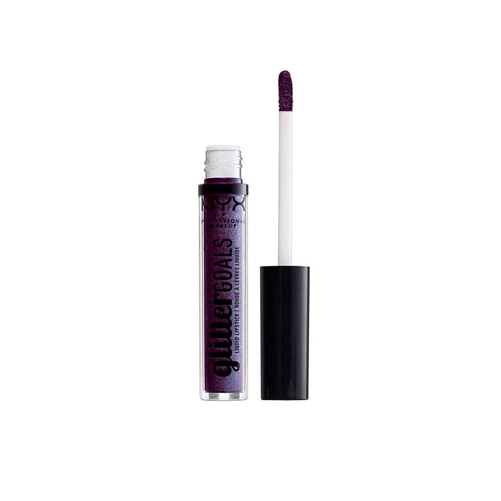 NYX PROFESSIONAL MAKEUP Glitter Goals Liquid Lipstick - Amethyst Vibes (Purple With Multi-Dimensional Glitter) Beauty & Personal Care NYX PROFESSIONAL MAKEUP