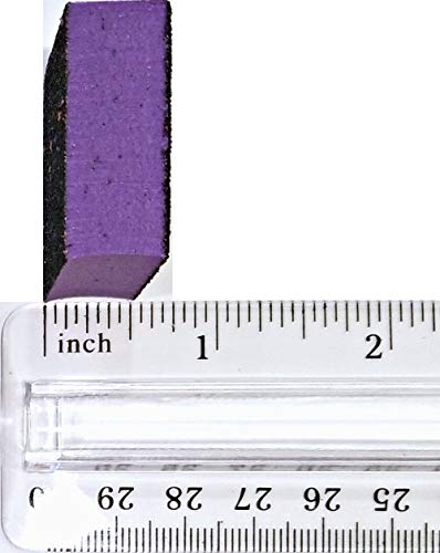 PrettyClaw | 40pc Mini Disposable Nail Buffer Blocks 80/80 Black Grit Purple Buffing Sanding Nail File 2 Sided Beauty & Personal Care Pretty