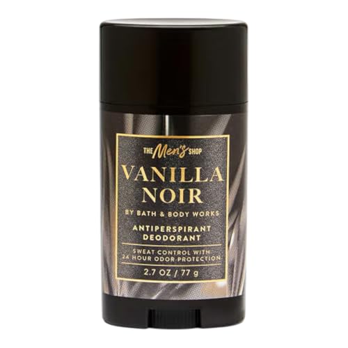 Bath & Body Works Antiperspirant Deodorant With 24-hour Sweat and Odor Protection For Men 2.7 Ounce (2.7 Ounce (Pack of 1), Vanilla Noir) Beauty and Personal Care Bath & Body Works