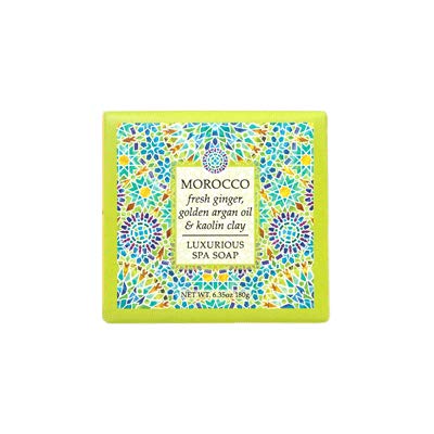 Greenwich Bay Trading Company Destination Collection: Morocco (6.35oz Soap Square) Beauty & Personal Care Greenwich Bay Trading Company