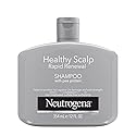 Neutrogena Healthy Scalp Rapid Renewal Shampoo with Pea Protein, UV Damage Protection for Strong, Healthy Hair, Fragrance Free, White, 12 fl oz Beauty & Personal Care Neutrogena
