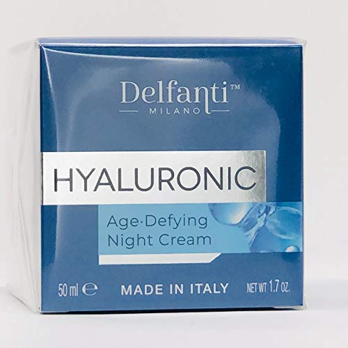 Delfanti Milano • HYALURONIC AGE DEFYING NIGHT CREAM • Face and Neck Moisturizer • Made in Italy Beauty & Personal Care Delfanti-Milano