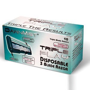 RAZOR DISPOSABLE TRIPLE BLADE (BX) Beauty and Personal Care DawnMist