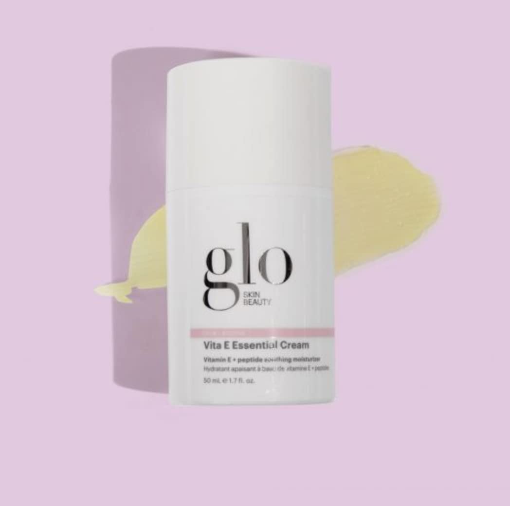 Glo Skin Beauty Vita E Essential Cream - Medium Weight Moisturizer Soothes & Calms Dry, Irritated Skin Beauty & Personal Care Glo Skin Beauty