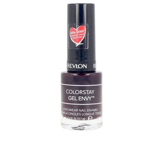 Revlon ColorStay Gel Envy Longwear Nail Polish, with Built-in Base Coat & Glossy Shine Finish, in Plum/Berry, 610 Heartbreaker, 0.4 oz Beauty & Personal Care REVLON
