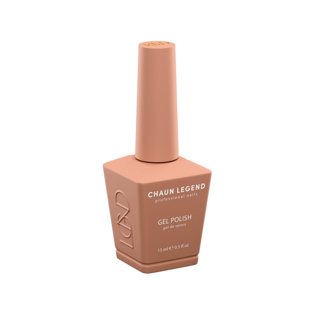 Chaun Legend Gel Nail Polish | Peek A Beige LG5128 (mocha pink) | Soak Off UV LED Cure Gel Polish High Gloss 15ml