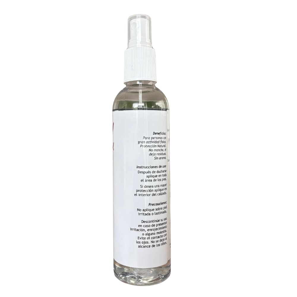 Zahal, Natural foot deodorant spray unisex paraben-free, alcohol-free, fragrance-free odor control 8.0 oz Beauty and Personal Care Zahal