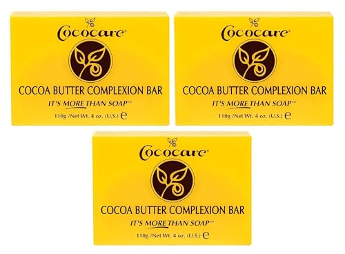 Cococare Cocoa Butter Complexion Bar 4 Ounce (Pack of 3) Beauty & Personal Care COCOCARE