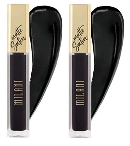 Milani Amore Satin Matte Lip Creme (0.21 Fl. Oz.) Cruelty-Free Nourishing Lip Gloss with a Soft, Full Matte Finish Color: 13 (Leather) - Pack of 2 Beauty & Personal Care Milani