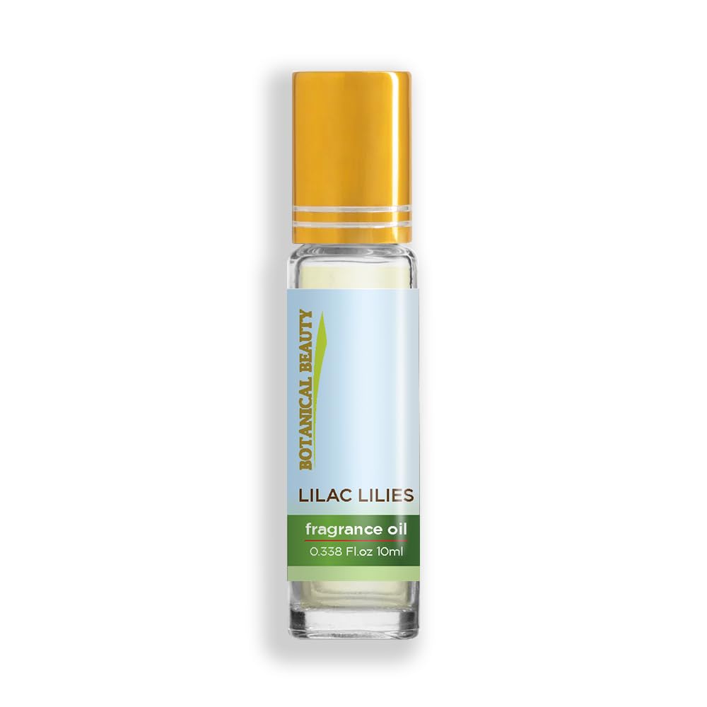 Botanical Beauty LILAC LILIES FRAGRANCE OIL ROLL-ON 0.338 FL OZ (10 ML) Rollerball Perfume, Alcohol-Free, Long Lasting Beauty & Personal Care Botanical Beauty