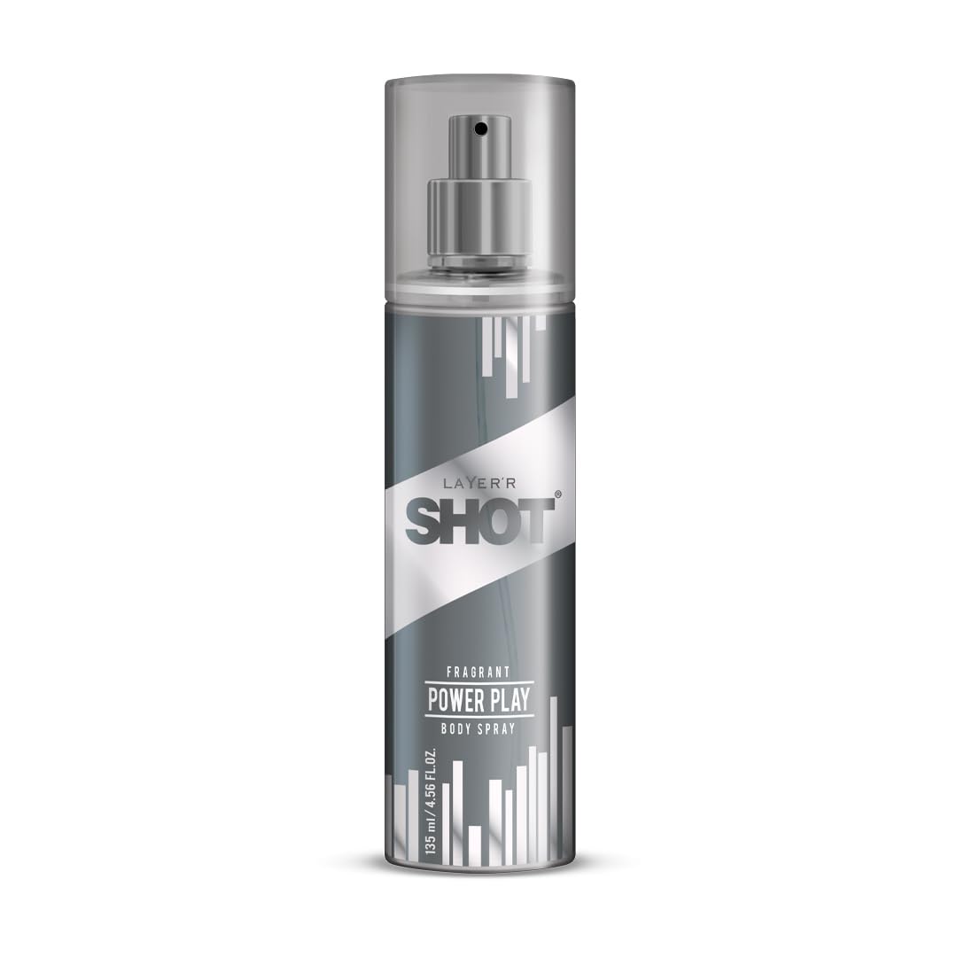 Layer'r Shot Deodrant, Power Play, 135ml Beauty and Personal Care Layer'r