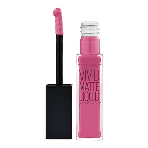 Maybelline New York Color Sensational Vivid Matte Liquid Lipstick, Twisted Tulip, 0.26 fl. oz.