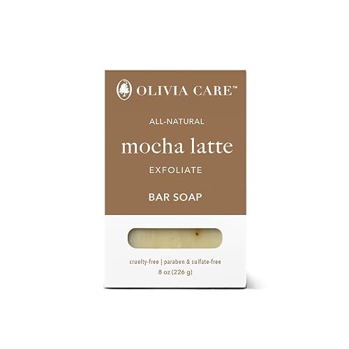 Olivia Care Exfoliating Bar Soap, Coffee Beans, 100% Natural, Organic Ingredients, Clean Energize Mind Body, Full of Vitamin, Antioxidants & Minerals Beauty & Personal Care Olivia Care
