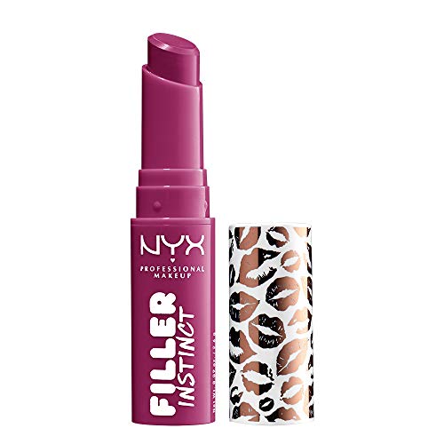 NYX PROFESSIONAL MAKEUP Filler Instinct Plumping Lip Color, Lip Balm - Bitten Pout (Berry Red) Beauty & Personal Care NYX PROFESSIONAL MAKEUP