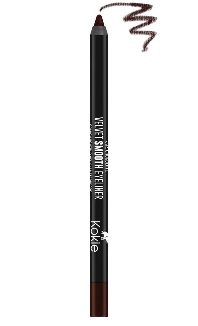 Kokie Cosmetics Waterproof Velvet Smooth Eyeliner Pencil, Chocolate, 0.042 Ounce Beauty & Personal Care Kokie
