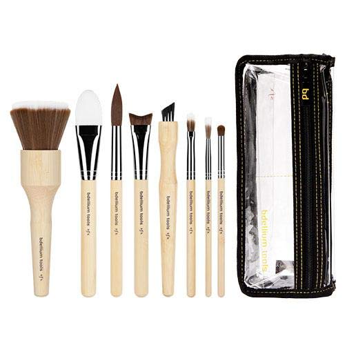 Bdellium Tools Professional Makeup Brush SFX Brush Set 8 PC. With Double Pouch (3rd Collection) Beauty & Personal Care BDELLIUM TOOLS