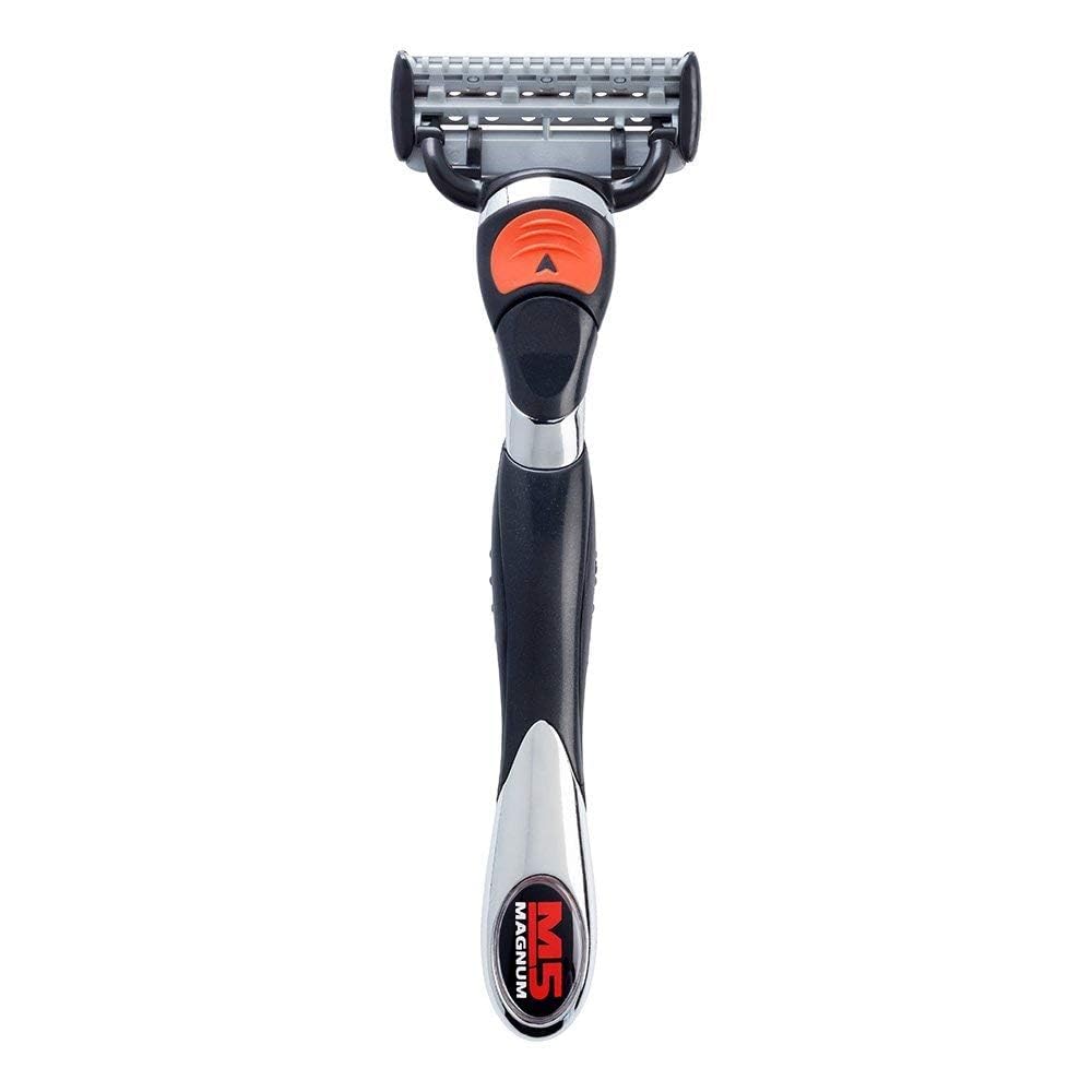 Personna M5 Magnum Razor with 5 Blades and Trimmer, 10 Refill Cartridges Included Beauty and Personal Care Ceydebne