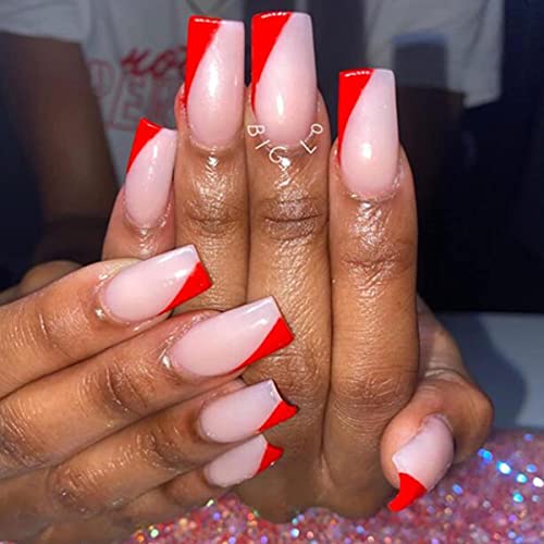 Clear Acrylic French Nail Tip BTArtbox 500pcs Half Cover Fake/False Nail with Case for Dip Powder Nail Salons and DIY Nail Art, 10 Sizes Beauty & Personal Care BTArtbox