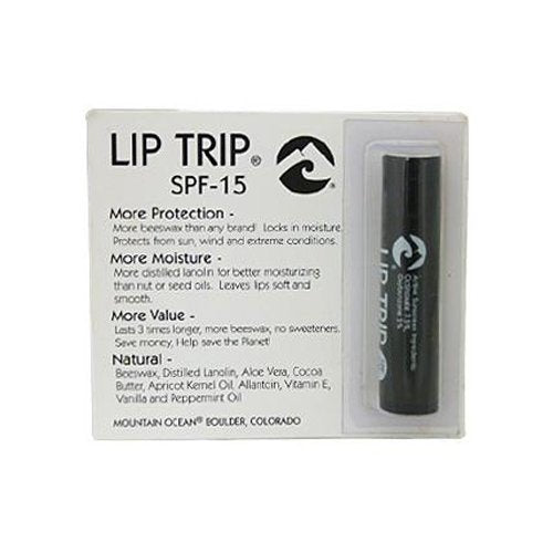 Mountain Ocean - Lip Trip Lip Balm - SPF15 - Case of 12 - 0.165 oz. Beauty & Personal Care Mountain Ocean