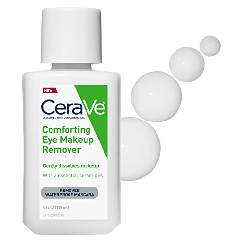 CeraVe Eye Makeup Remover with Hyaluronic Acid and Ceramides, Waterproof, Non-Comedogenic, Fragrance Free, Non-Greasy & Ophthalmologist Tested, 4 Beauty and Personal Care CeraVe Default Title