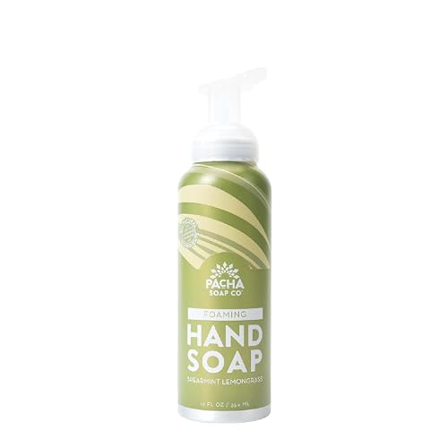 Pacha Soap Spearmint Lemongrass Foaming Hand Soap, 12 Fz Beauty & Personal Care Pacha Soap Co