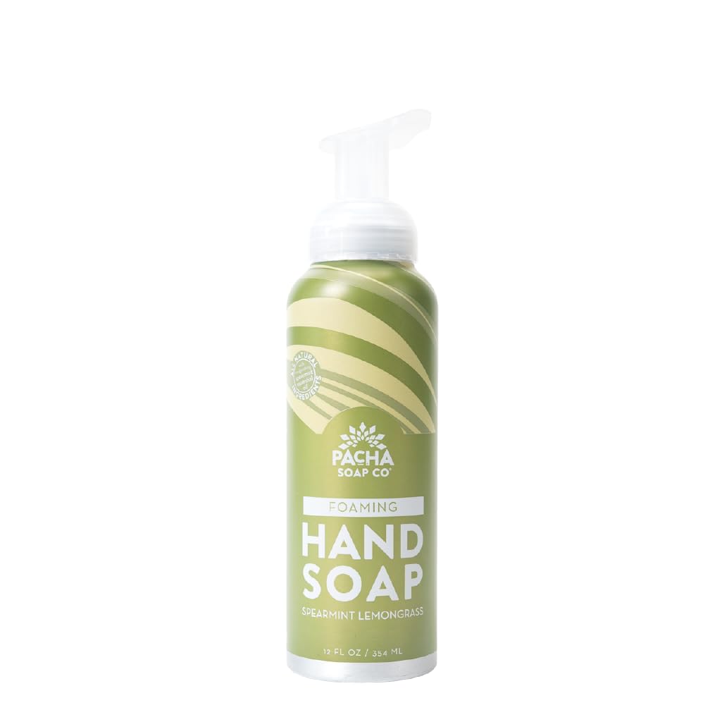 Pacha Soap Spearmint Lemongrass Foaming Hand Soap, 12 Fz Beauty & Personal Care Pacha Soap Co