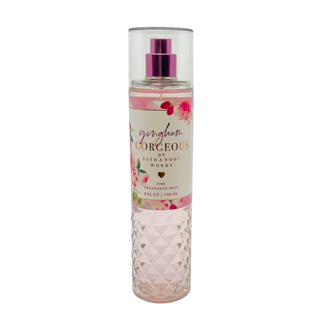 Bath and Body Works GINGHAM GORGEOUS Mist 8 Fluid Ounce (2023 Limited Edition) Pack of 2 Gift Set Beauty & Personal Care Bath & Body Works