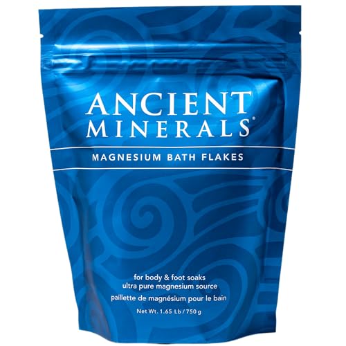 Ancient Minerals Magnesium Bath Flakes of Pure Genuine Zechstein Chloride - Resealable Magnesium Supplement Bag that Will Outperform Leading Epsom Beauty and Personal Care Ancient Minerals