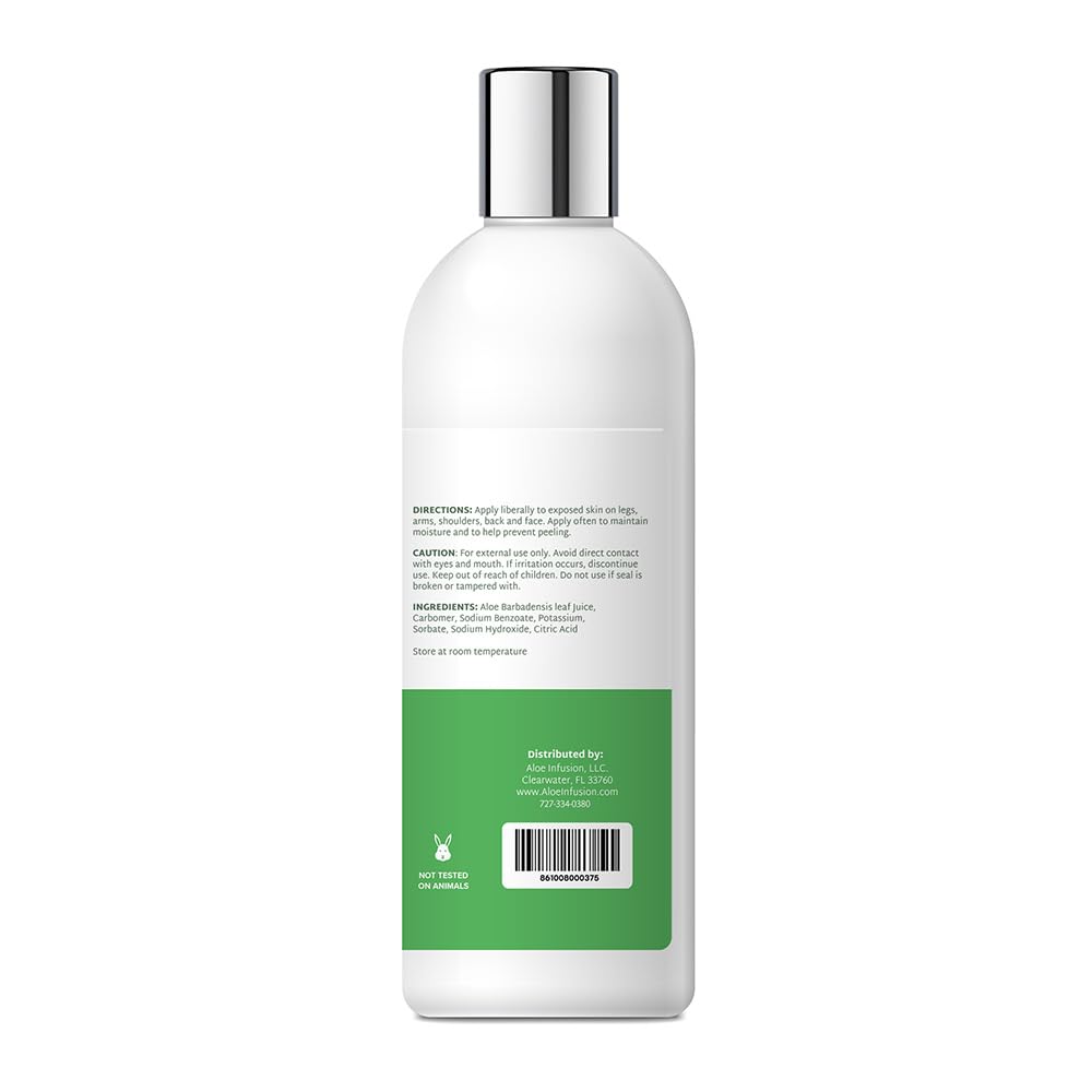 Aloe Infusion Aloe Vera Face & Body Cream - Natural Moisturizer for Dry, Sensitive & Irritated Skin - Hydrating, Non-Greasy Lotion with Shea Butter Beauty & Personal Care Aloe Infusion