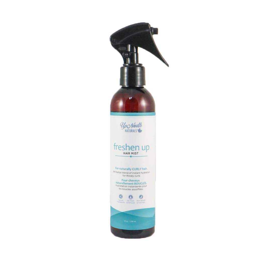 up north naturals Freshen Up Hair Mist| Hair Spray for curly hair | Instant hydration & Enhances shine | 8oz Beauty & Personal Care up north naturals