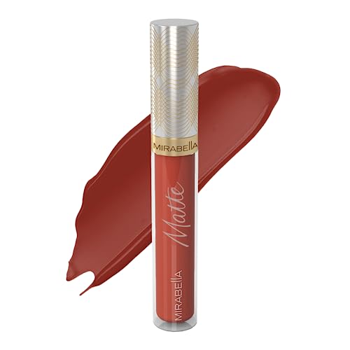 Mirabella Luxe Advanced Formula Matte Lip Gloss, Richly Pigmented Long-Wear and Full-Coverage Liquid Lipstick, Matte Lipstick for Women Stays Put and Beauty & Personal Care Mirabella