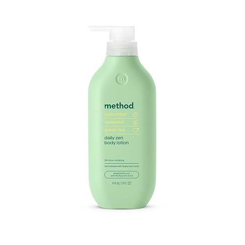 Method Body Lotion, Daily Zen, Cucumber, Seaweed + Green Tea notes, 24 Hours of Moisture, 14 oz Beauty & Personal Care Method