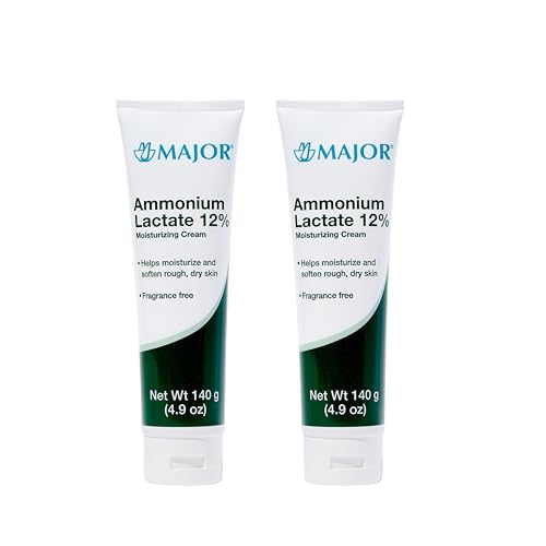 Major Ammonium Lactate 12% Moisturizing Cream - Lactic Acid Cream - Helps Hydrate, Soften, and Exfoliate Rough, Dry Skin - Fragrance-Free - 4.9 Oz. (2 Beauty & Personal Care MAJOR