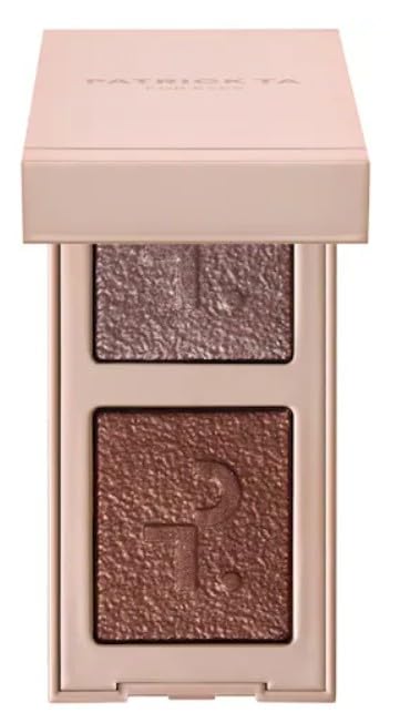 PATRICK TA Major Dimensions Eye Illusions Eyeshadow Duo, Still in the Club, Sepia Sparle, Cocoa Sparkle