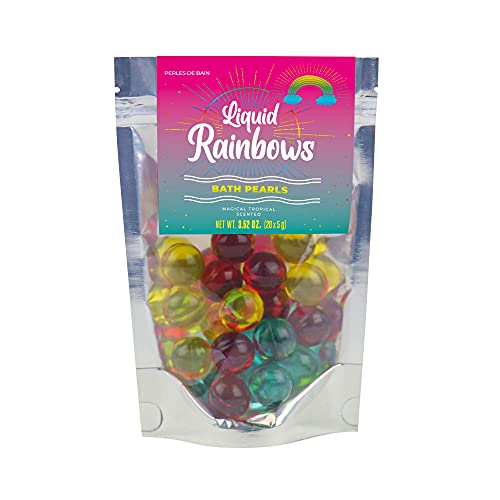 Gift Republic Liquid Spirit Rainbow Bath Pearls 20-Pack Magical Tropical Scent Beauty and Personal Care Gift Republic