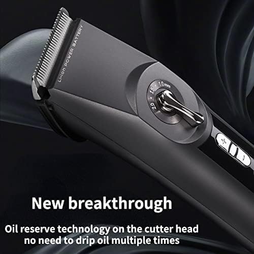 YREAJZVS Hair Clippers for Men, Hair Clippers for Men' Professional Hair Cutting LCD Display, Cordless Quiet Hair Trimmers for Barbers,4 Guide Combs Beauty and Personal Care YREAJZVS