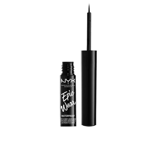 NYX PROFESSIONAL MAKEUP Epic Wear Liquid Liner, Long-Lasting Waterproof Eyeliner - Black Beauty & Personal Care NYX PROFESSIONAL MAKEUP