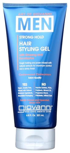 Giovanni Cosmetics Men Hair Styling Gel, 6.8 oz Beauty & Personal Care GIOVANNI