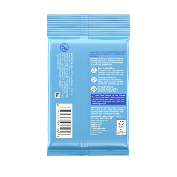 Neutrogena Makeup Remover Cleansing Towelettes, 7 Count Beauty & Personal Care Neutrogena