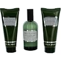 Geoffrey Beene, Trio Grey Flannel Eau de Toilette Vaporizer for Men, Aftershave, Shower Gel, Woody and Oriental Fragrance, Unique Green Cyprus Perfume Beauty & Personal Care Geoffrey Beene