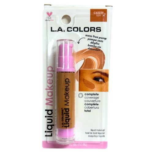 LA Colors Liquid Makeup, Tan, C62235, 0.41 fl oz Beauty & Personal Care L.A. COLORS